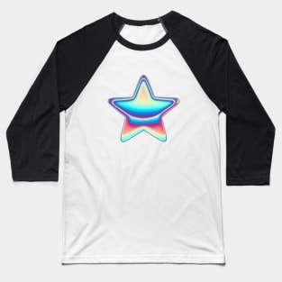 Classic Holographic Star Baseball T-Shirt